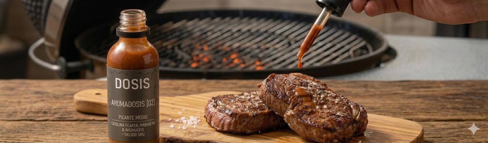 Ahumadosis sobre carne